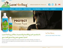 Tablet Screenshot of loveyerdog.com
